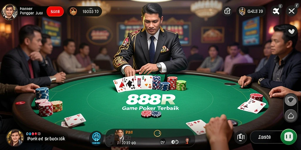 Tampilan gameplay seru di 888R dengan pemain aktif.