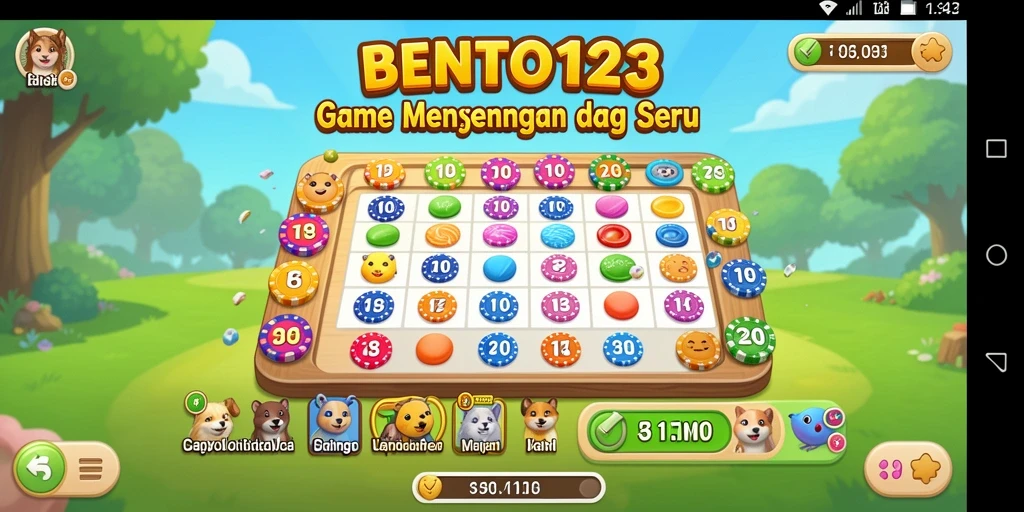 Tampilan gameplay seru di BENTO123 dengan berbagai pilihan Bingo.