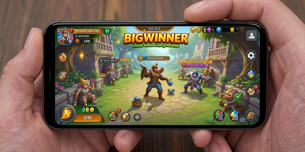 Tampilan gameplay <strong>BIGWINNER</strong> yang seru dan penuh warna.