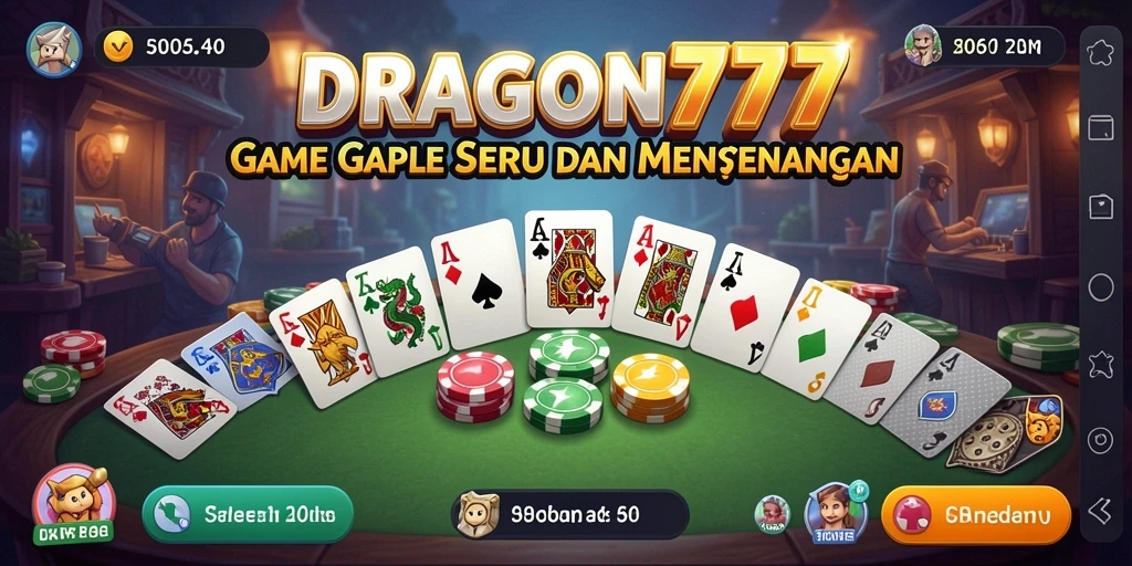 Tampilan gameplay seru dan menegangkan di DRAGON777.