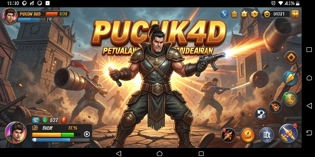 Tampilan gameplay PUCUK4D yang mendebarkan saat aksi berlangsung.