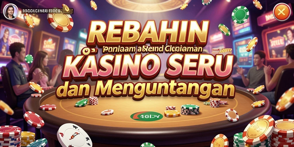 Tampilan menarik gameplay Kasino di REBAHIN.
