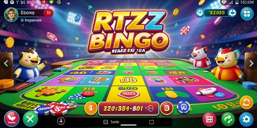 Tampilan gameplay Bingo yang menarik di RTZZ.