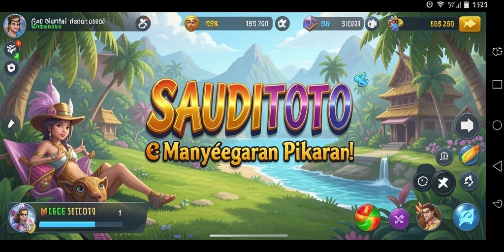 Tampilan gameplay SAUDITOTO yang seru dan menghibur.
